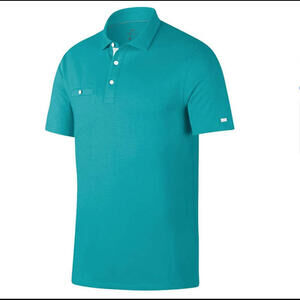 Nike Dri-Fit Player Solid OLC Blue Green Abyss Golf Polo Size Small  NWT $85